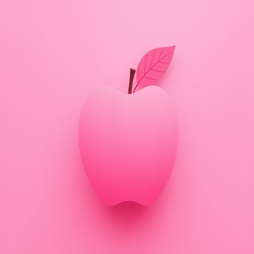 pink apple wallpaper