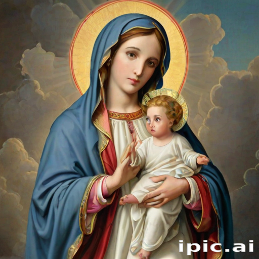 virgin mary clipart