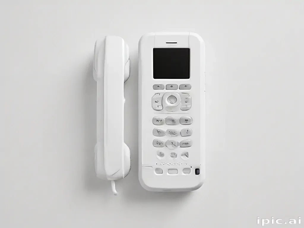 icon phone white