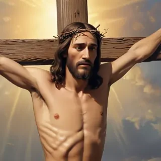 a picture of jesus on the cross