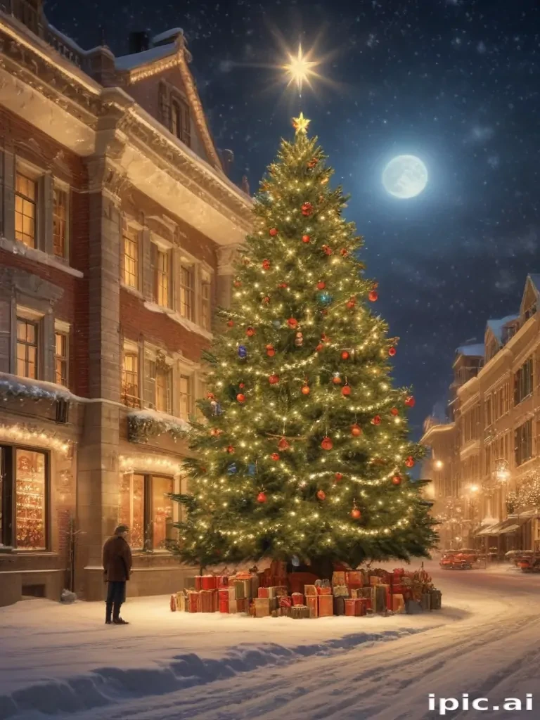 retro christmas image