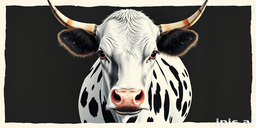 aesthetic cow print