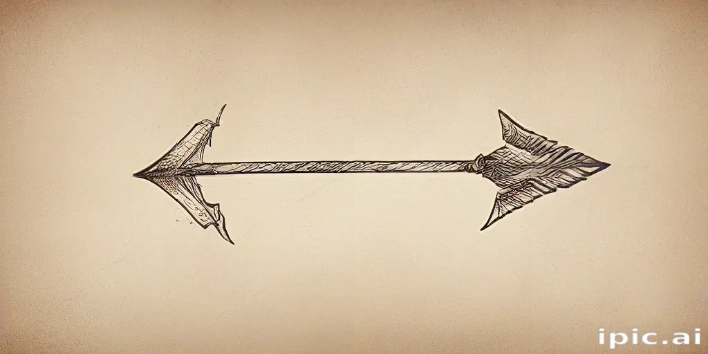 drawn arrow