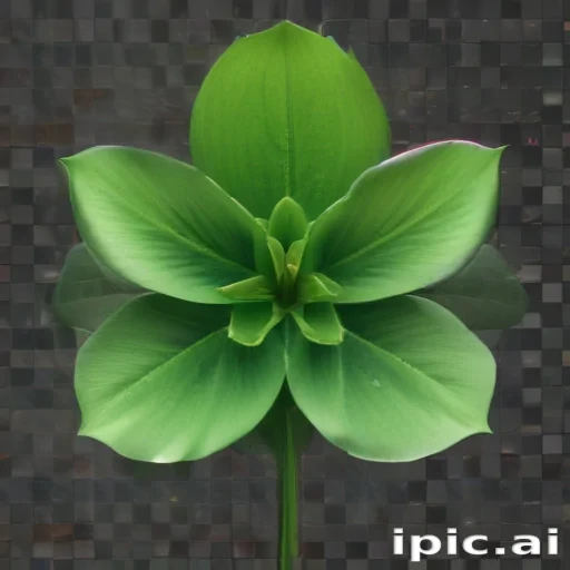 green flower png