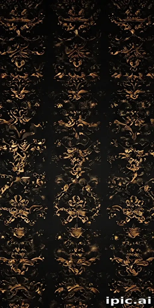 gold black background