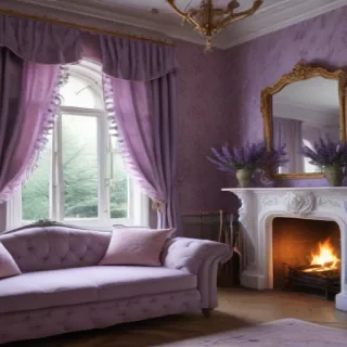aesthetic lavender wallpaper