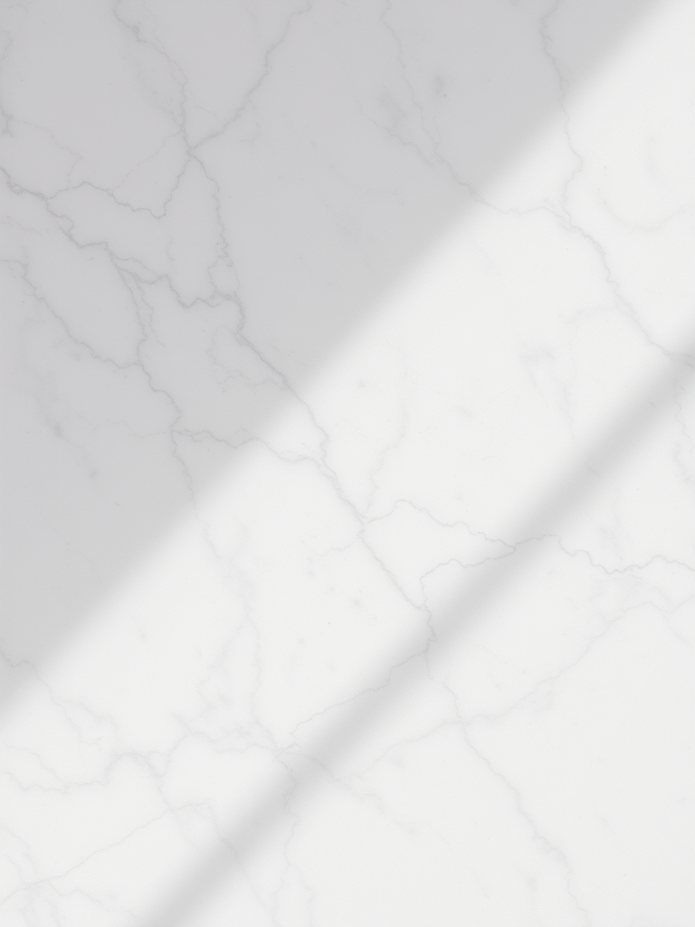 Create a high-resolution image of a white marble texture with subtle grey veining, using a Canon EOS R5 camera, ISO 100, aperture f/8, shutter speed 1/125s, in a top-down view for clarity and detail, utilizing a macro lens for enhanced texture perception.