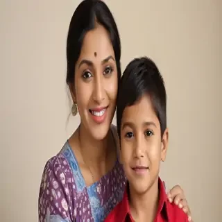 indian mom and son