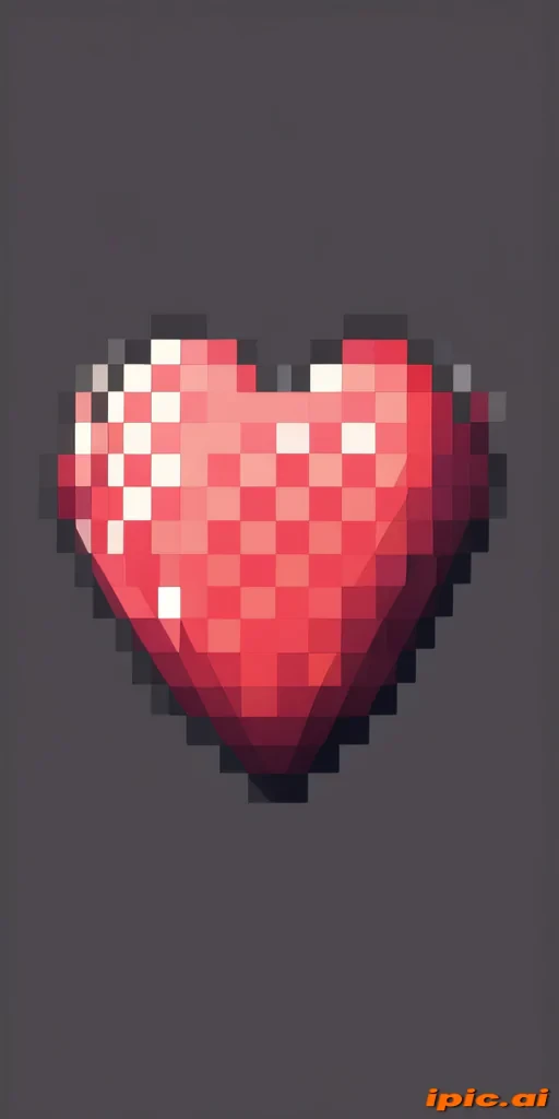 pixelated heart png
