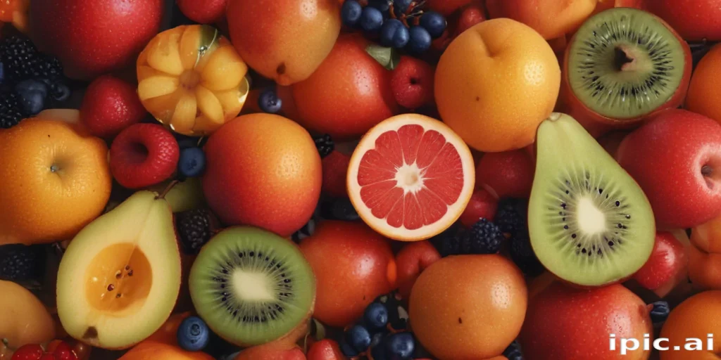 aesthetic fruit background