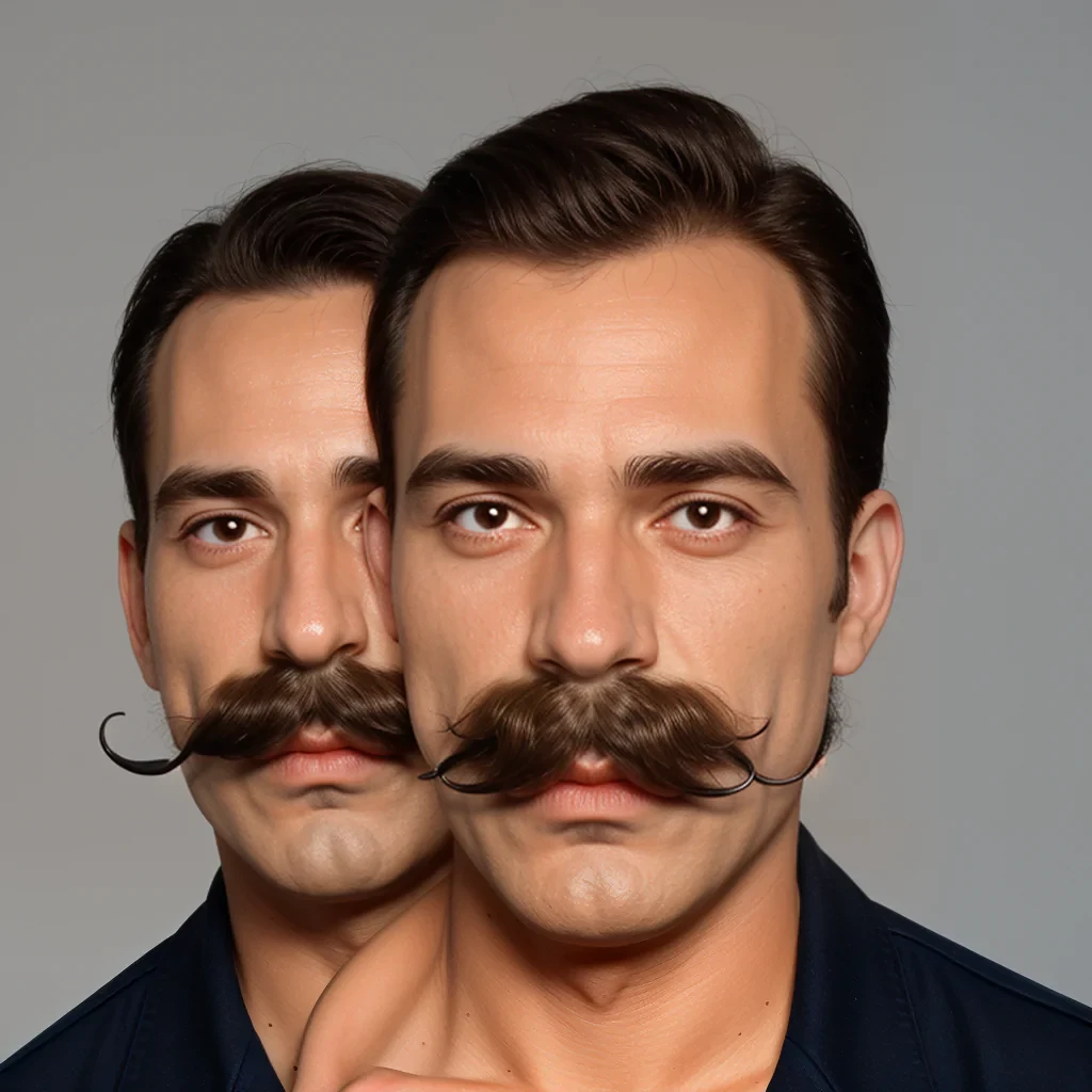 french mustache png