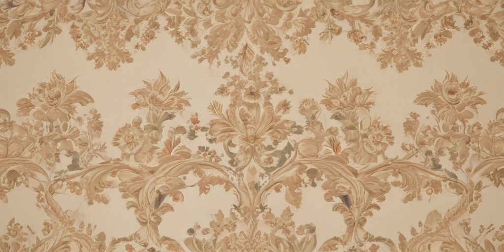 Elegant Floral Pattern Design with Soft Tones for Interior Decor ...