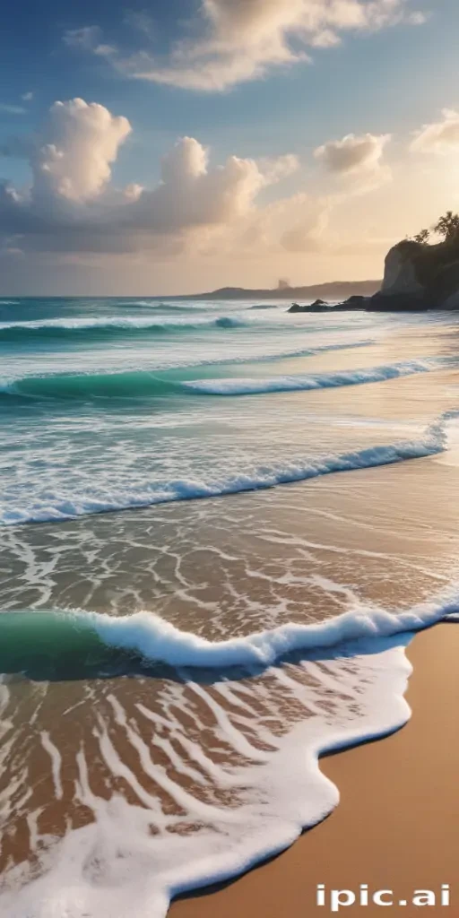 aesthetic beach background