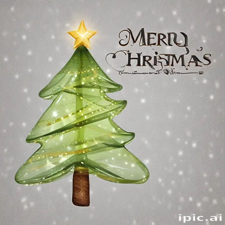 transparent merry christmas
