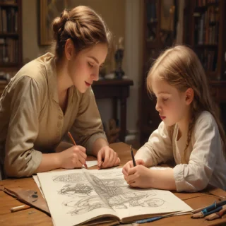 kids drawing