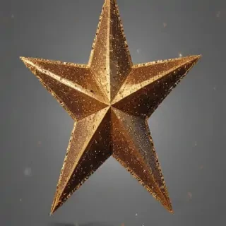 glitter star png