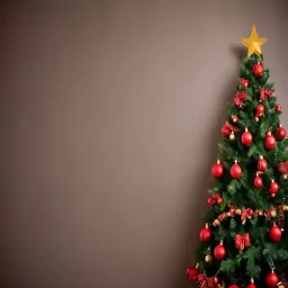 christmas background portrait