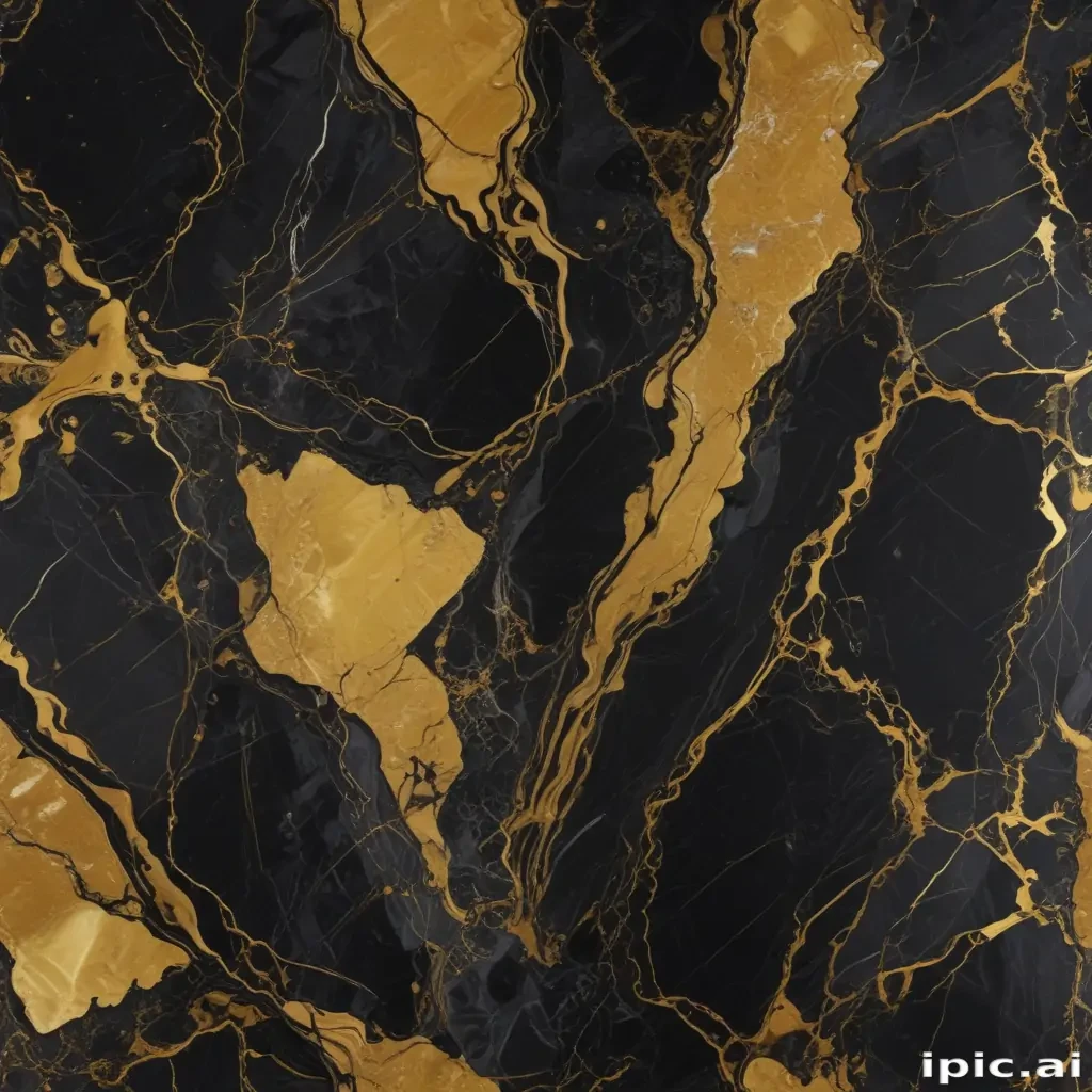black and gold marble background