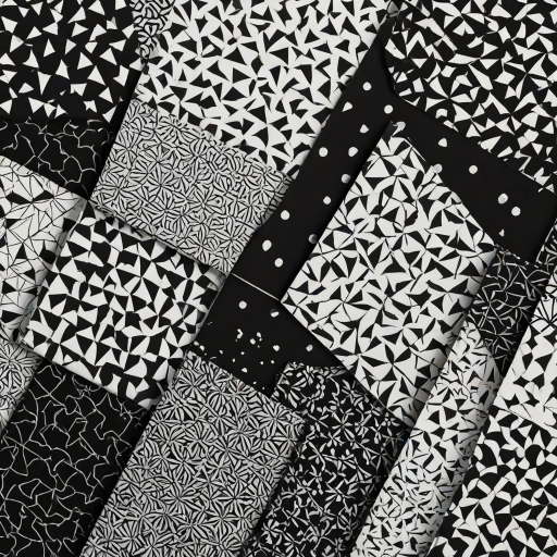 black and white patterns