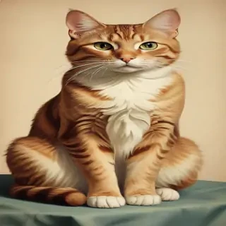 vintage cat illustration