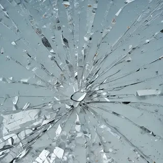 broken glass texture