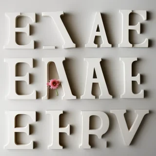 letters as images