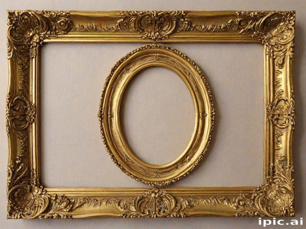 fancy gold frame