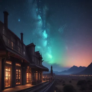 starry background aesthetic