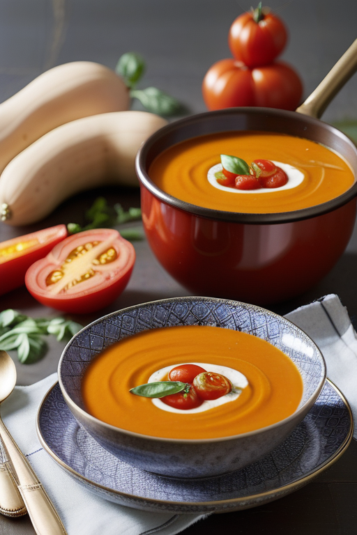 butternut squash and tomato soup