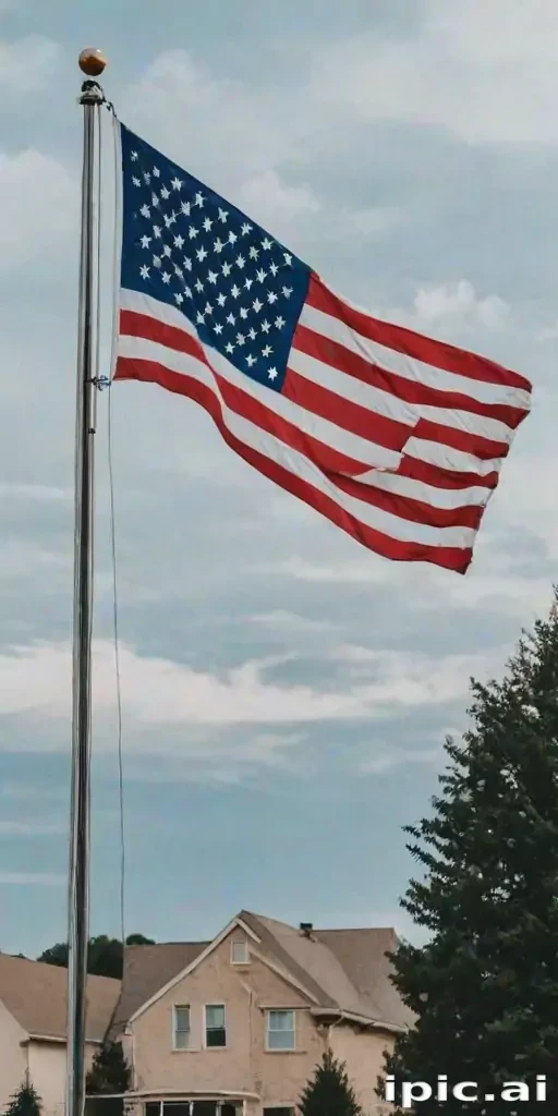 american flag aesthetic