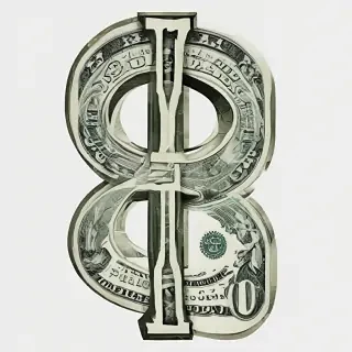 dollar sign transparent