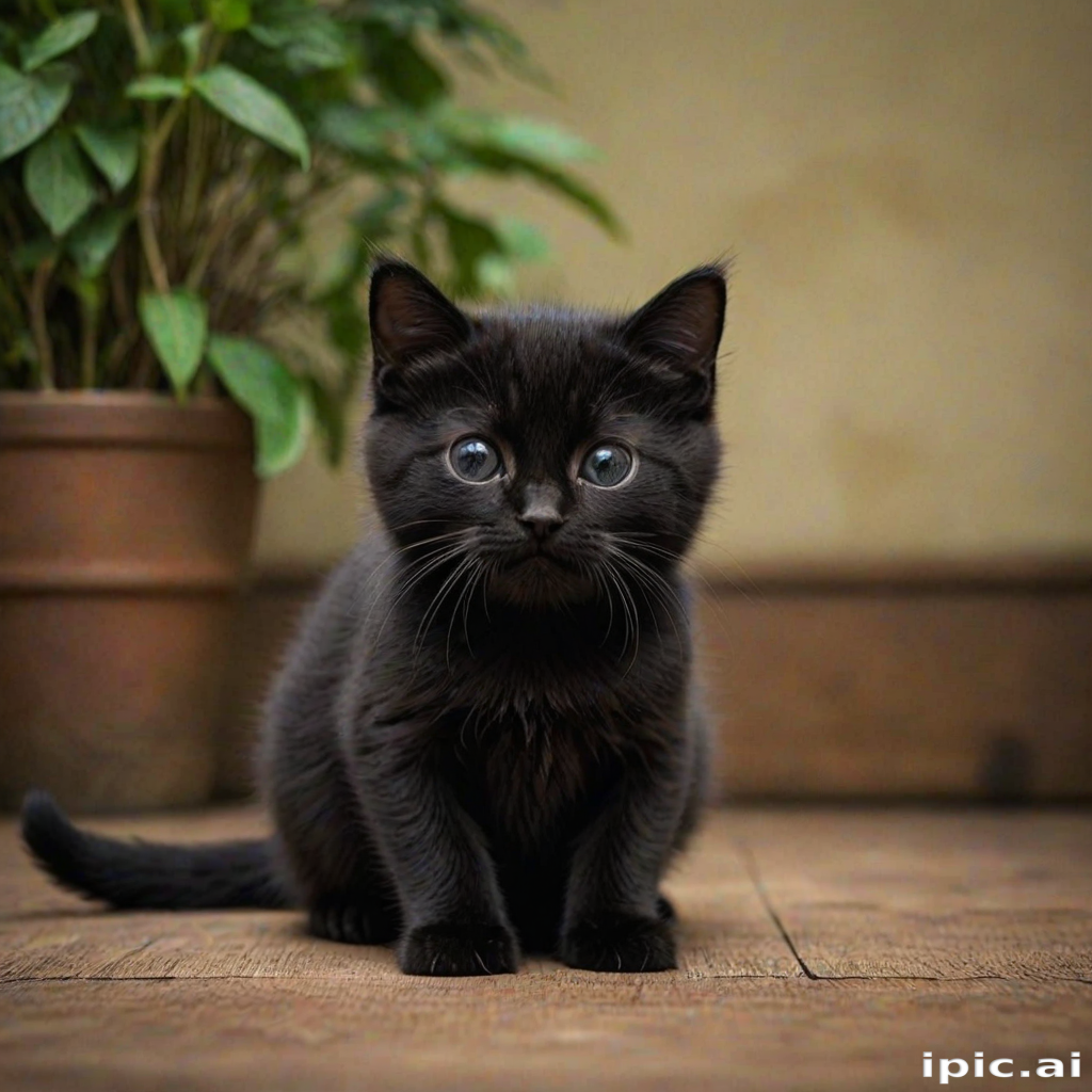 cute black cat wallpaper
