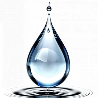 water drop transparent