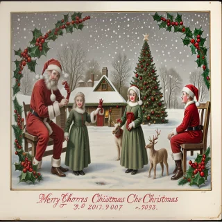 antique christmas images