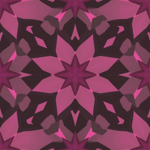 high-resolution pattern design featuring interlocking black and pink star shapes, camera settings: ISO 100, aperture f/8, shutter speed 1/60s, camera view: top-down, camera style: vibrant colors, camera type: digital DSLR