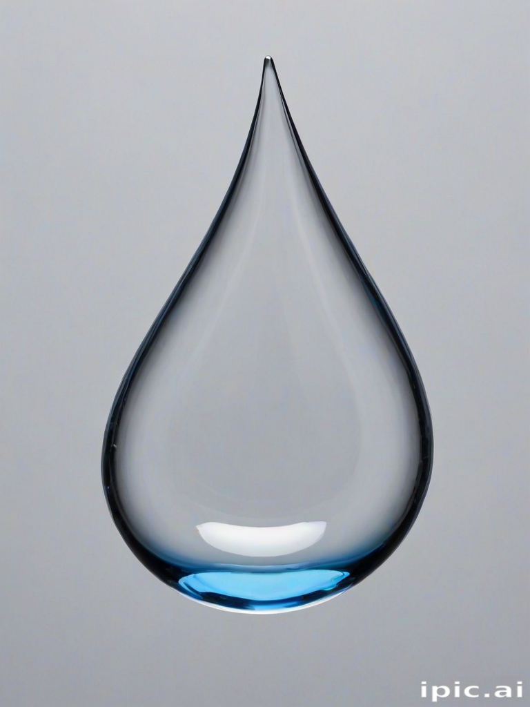 transparent water drop