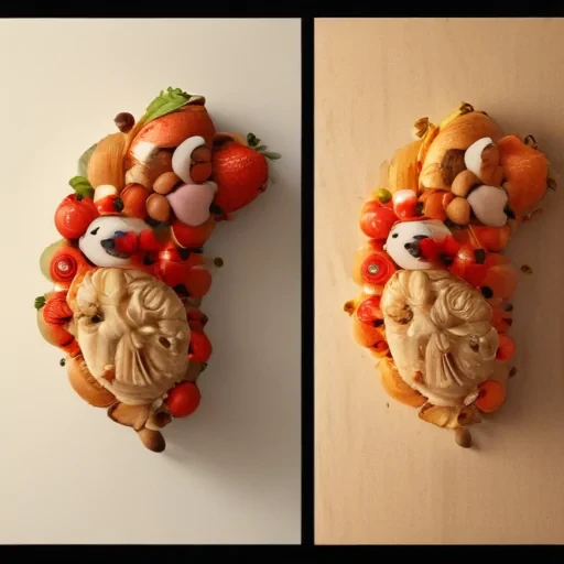 animated food