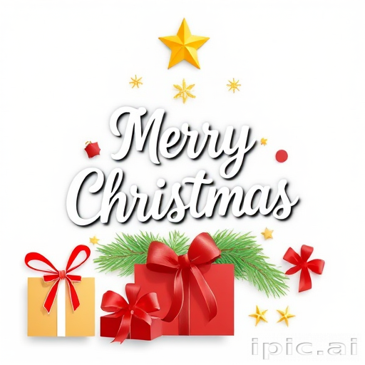 merry christmas png transparent