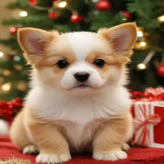 christmas puppy desktop backgrounds