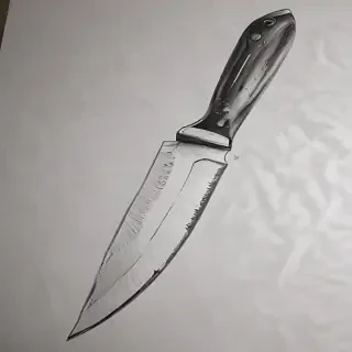 knife drawing