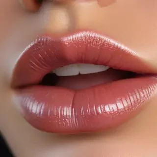 transparent lips