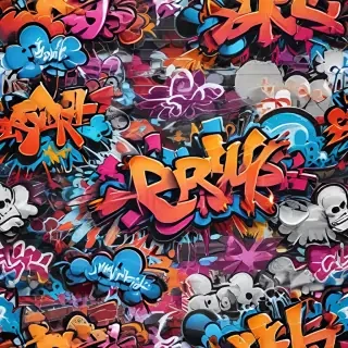 graffiti art background
