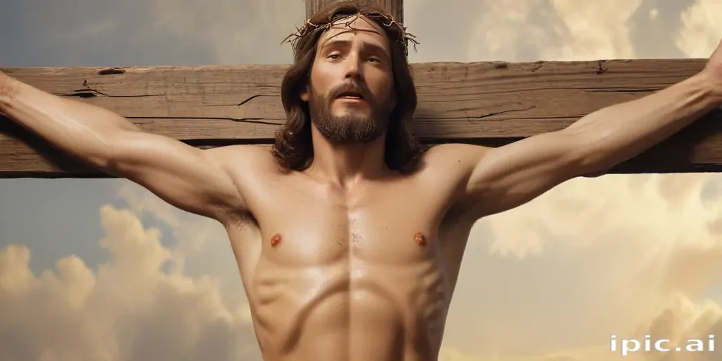 a picture of jesus on the cross