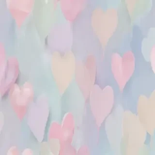 pastel heart wallpaper