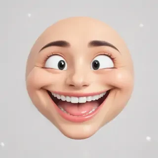 happy face transparent