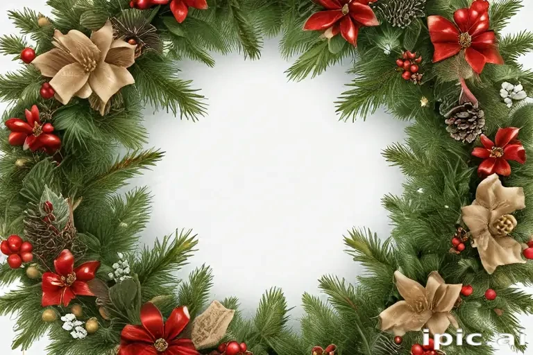 christmas wreath transparent