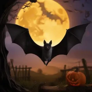 pictures of halloween bats