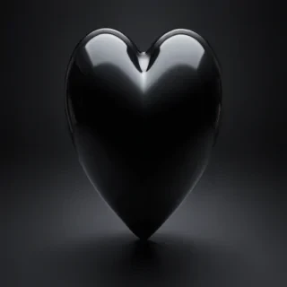 black heart image