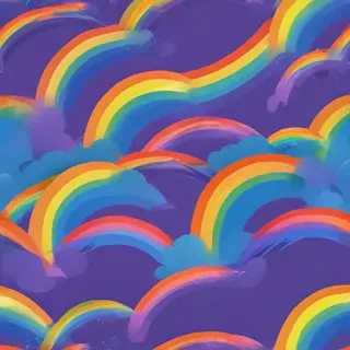 rainbow transparent background