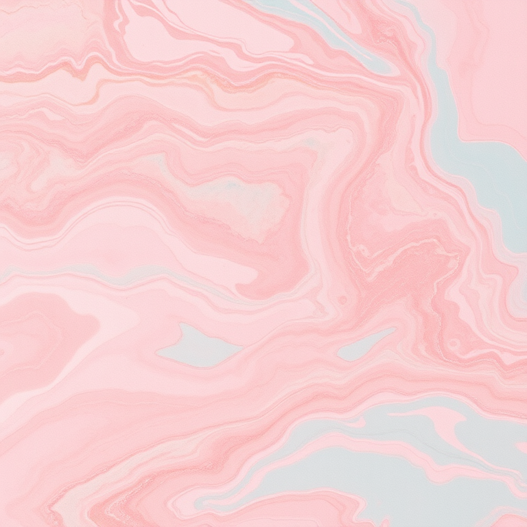 Create a high-resolution abstract marble texture image featuring soft pastel colors in swirls of pink, peach, and turquoise with smooth gradients and a soft-focus effect using a DSLR camera at f/8, ISO 100, 50mm lens, captured from a top-down perspective.